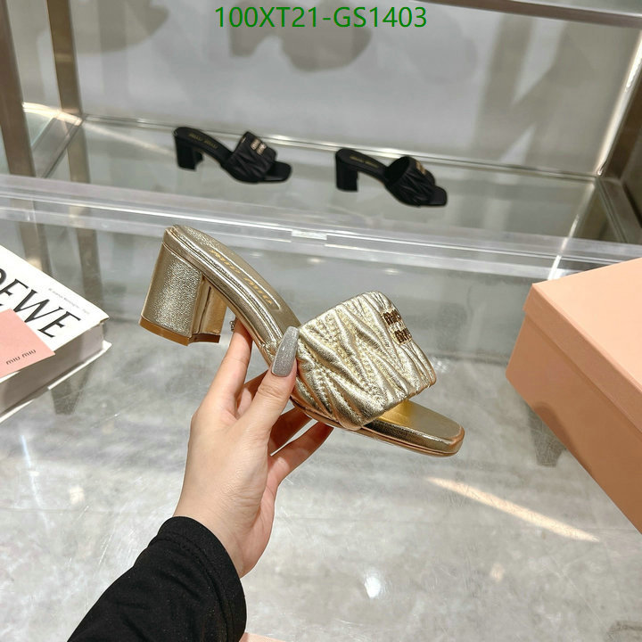 Women Shoes-Miu Miu Code: GS1403 $: 100USD