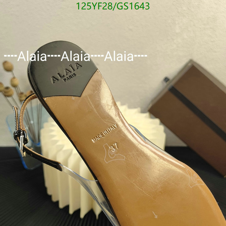 Women Shoes-ALAIA Code: GS1643 $: 125USD