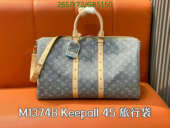 LV Bag-(Mirror)-Keepall BandouliRe 45-50- Code: GB5150 $: 265USD