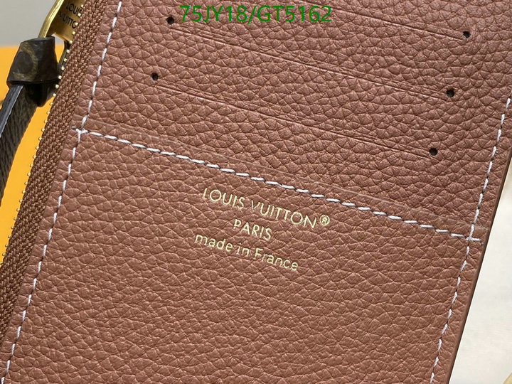 LV Bag-(Mirror)-Wallet- Code: GT5162 $: 75USD