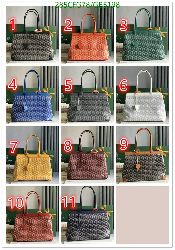 Goyard Bag-(Mirror)-Handbag- Code: GB5198 $: 369USD