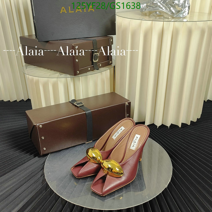 Women Shoes-ALAIA Code: GS1638 $: 125USD
