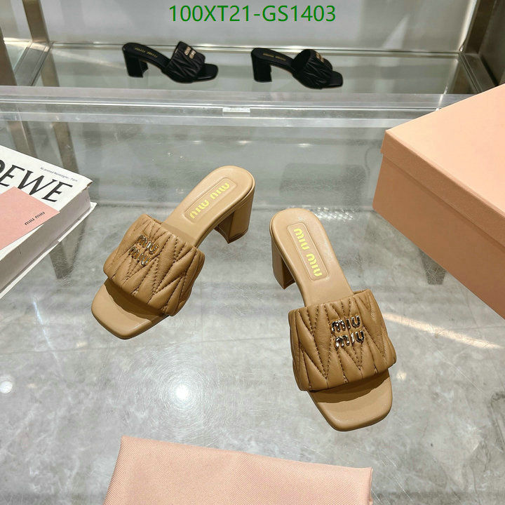 Women Shoes-Miu Miu Code: GS1403 $: 100USD