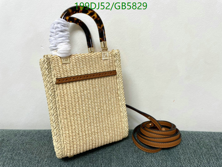 Fendi Bag-(Mirror)-Handbag- Code: GB5829 $: 199USD