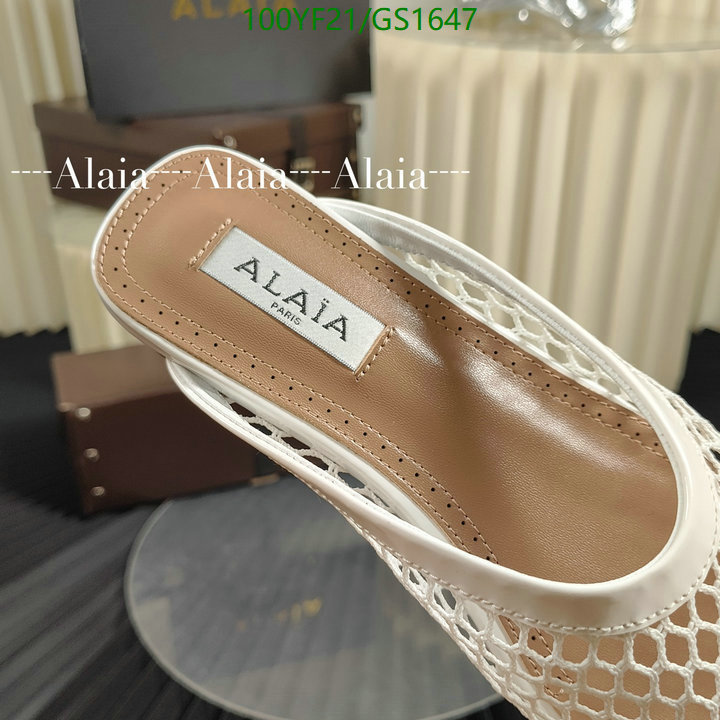 Women Shoes-ALAIA Code: GC1647 $: 100USD