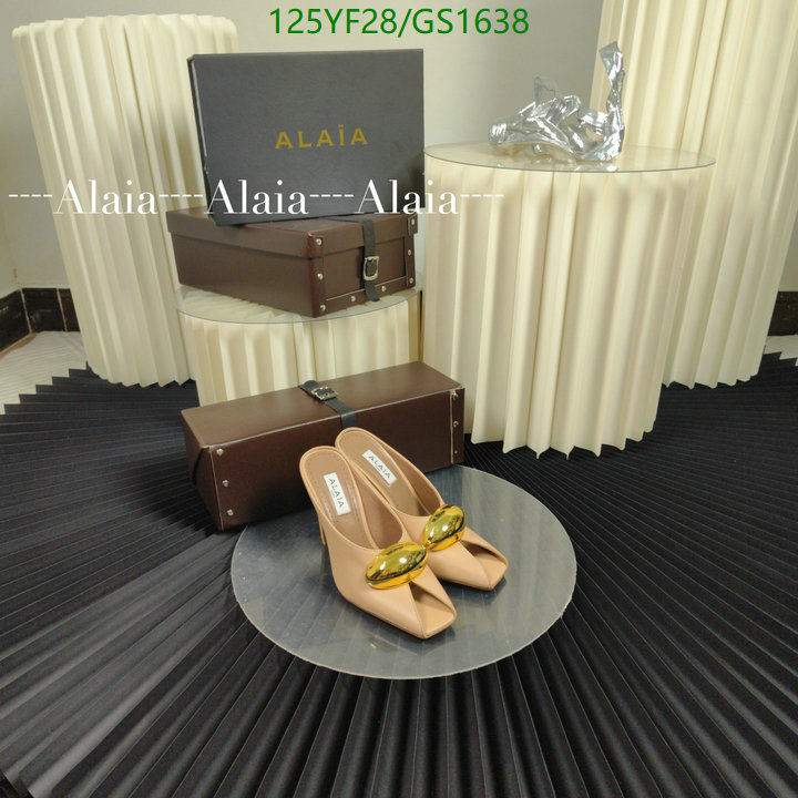 Women Shoes-ALAIA Code: GS1638 $: 125USD