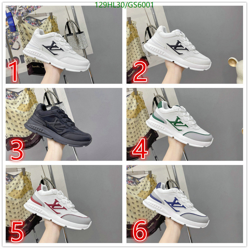 Men shoes-LV Code: GS6001 $: 129USD