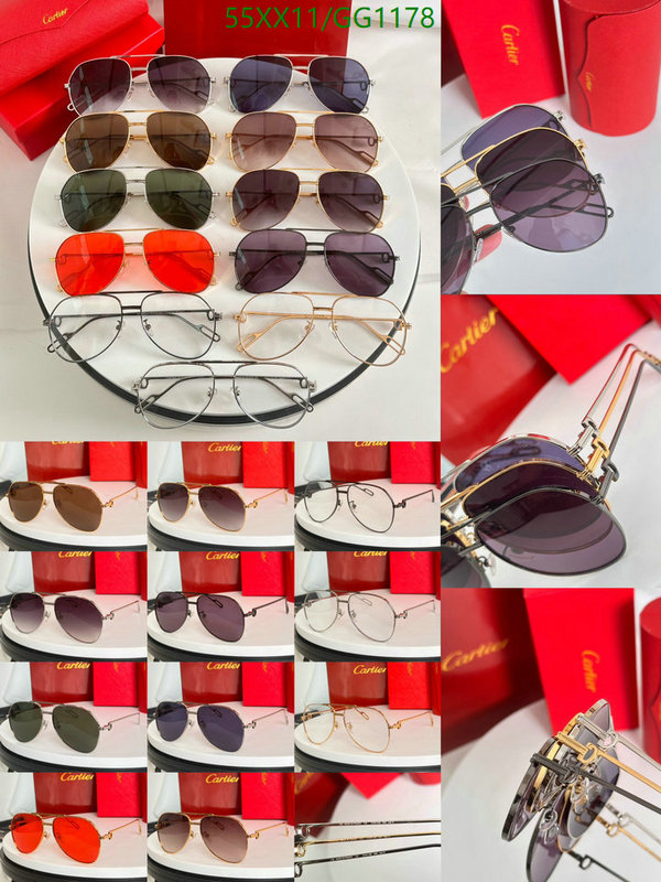 Glasses-Cartier Code: GG1178 $: 55USD