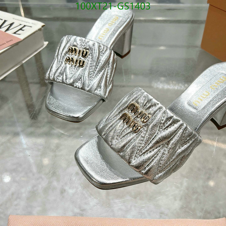 Women Shoes-Miu Miu Code: GS1403 $: 100USD