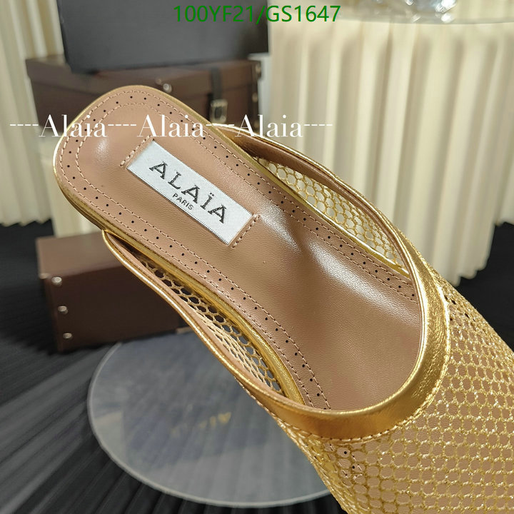 Women Shoes-ALAIA Code: GC1647 $: 100USD