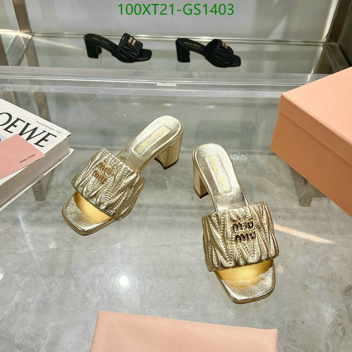 Women Shoes-Miu Miu Code: GS1403 $: 100USD
