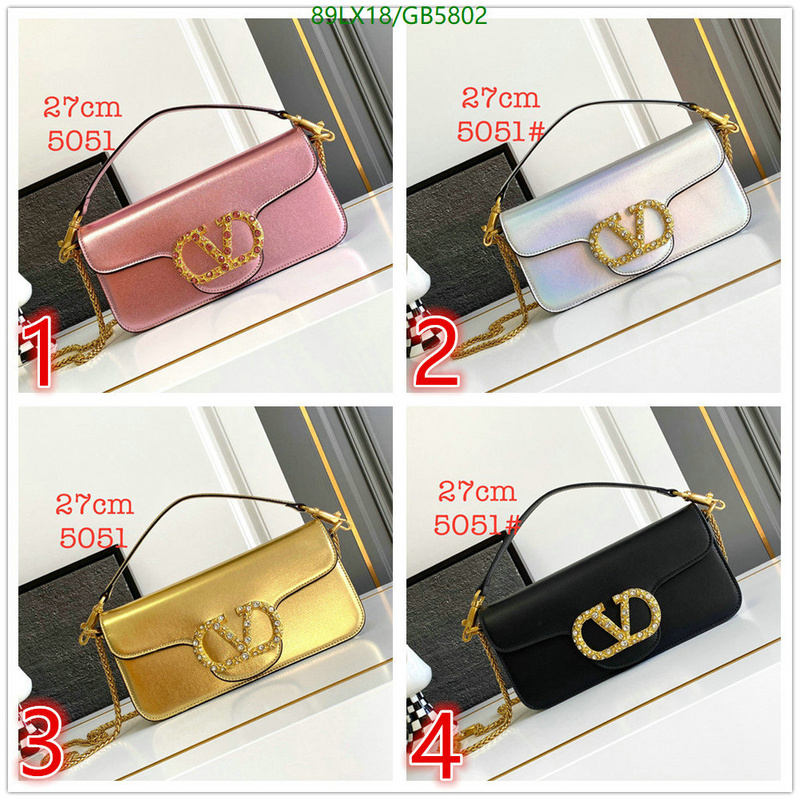 Valentino Bag-(4A)-Crossbody- Code: GB5802 $: 89USD