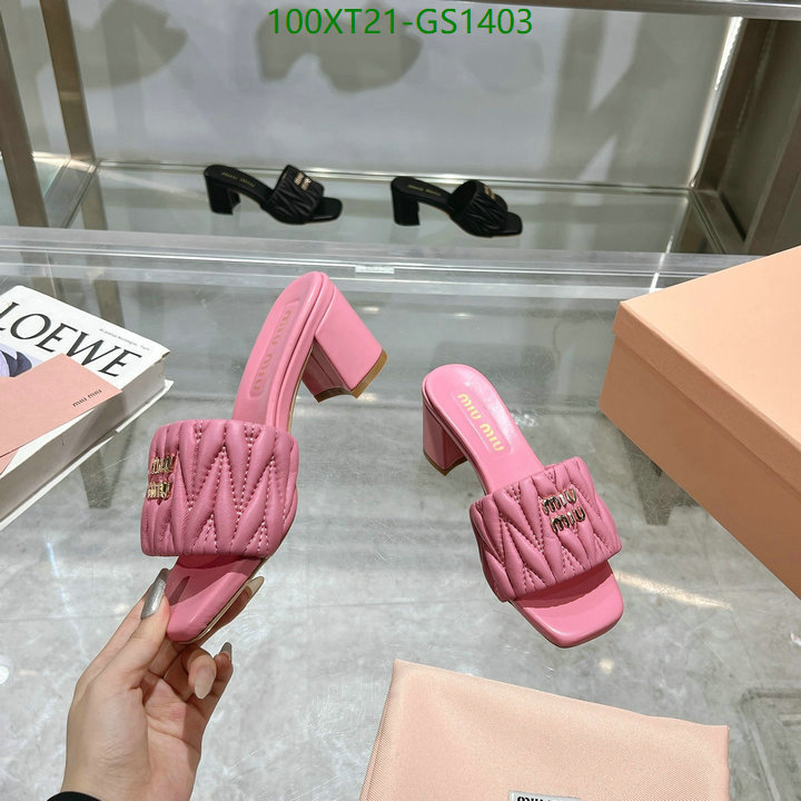 Women Shoes-Miu Miu Code: GS1403 $: 100USD
