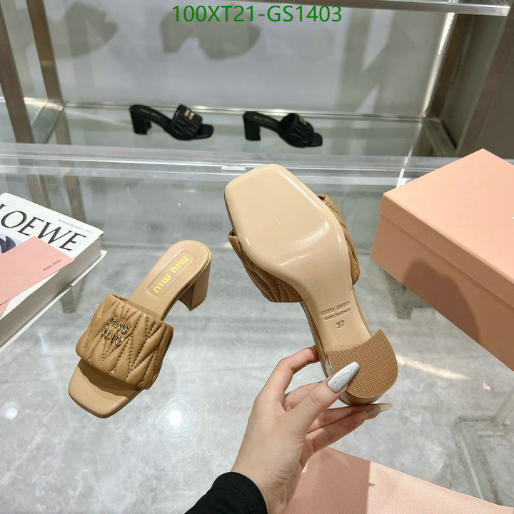 Women Shoes-Miu Miu Code: GS1403 $: 100USD