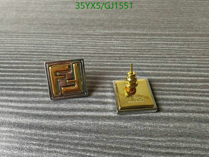 Jewelry-Fendi Code: GJ1551 $:35USD