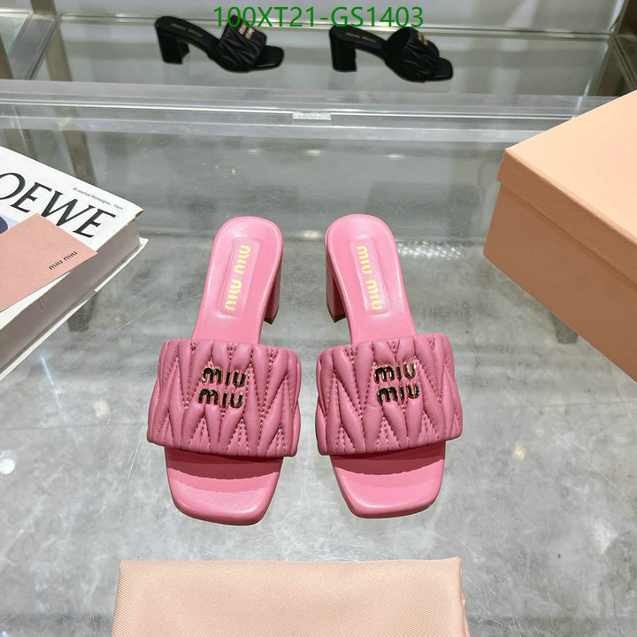 Women Shoes-Miu Miu Code: GS1403 $: 100USD