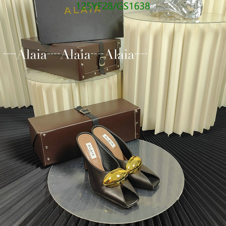 Women Shoes-ALAIA Code: GS1638 $: 125USD