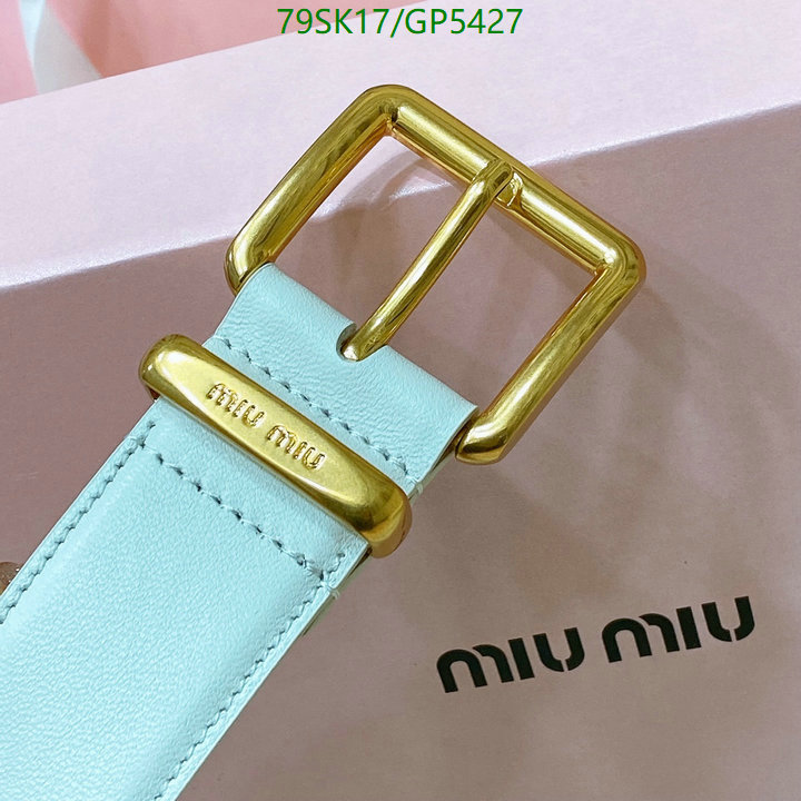 Belts-MIU MIU Code: GP5427 $: 79USD