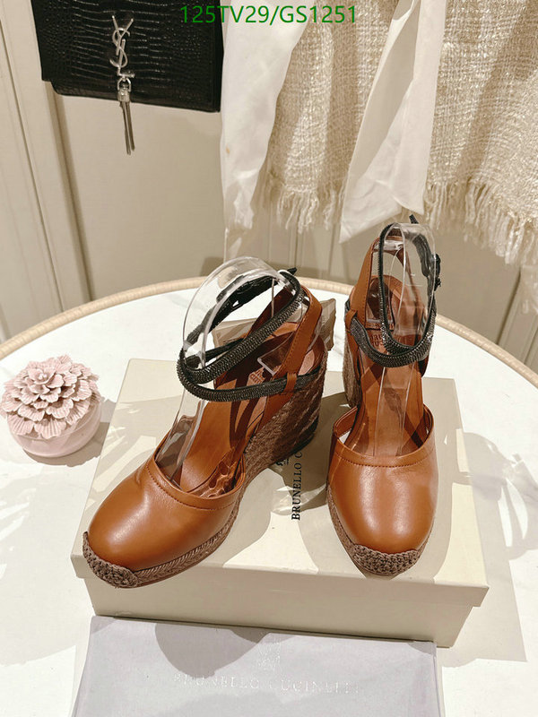 Women Shoes-Brunello Cucinelli Code: GS1251 $: 125USD