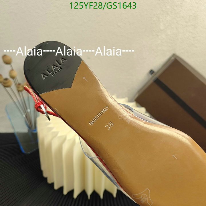 Women Shoes-ALAIA Code: GS1643 $: 125USD