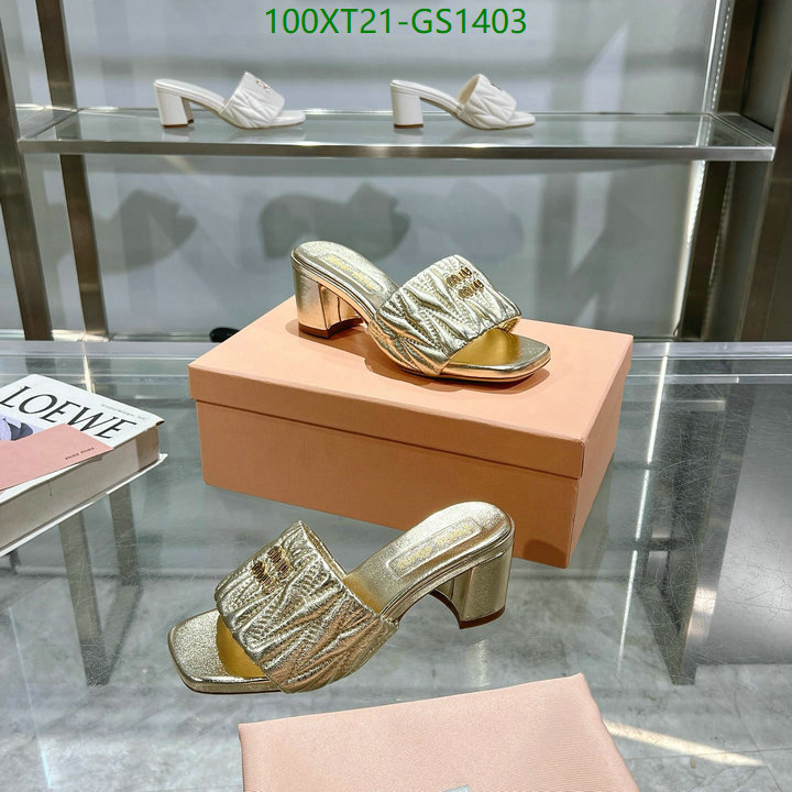 Women Shoes-Miu Miu Code: GS1403 $: 100USD