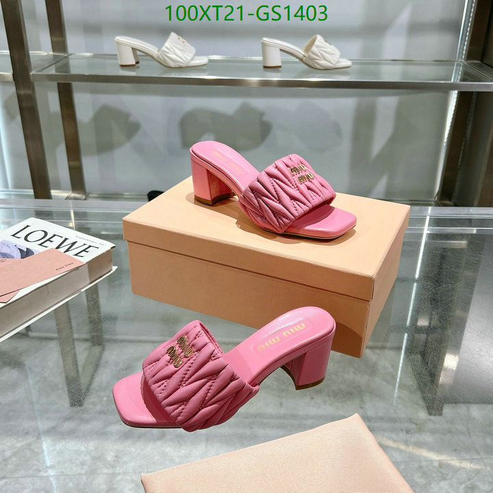 Women Shoes-Miu Miu Code: GS1403 $: 100USD
