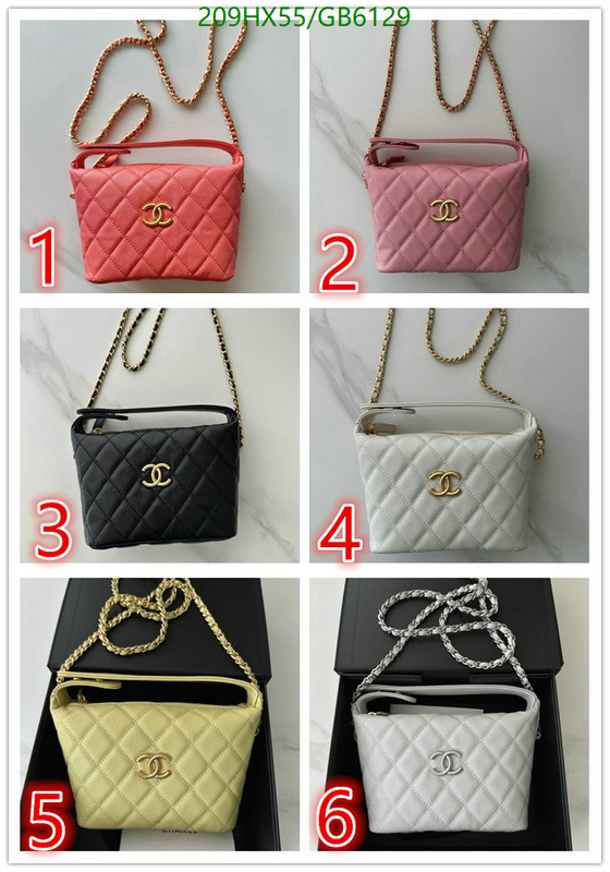 Chanel Bag-(Mirror)-Crossbody- Code: GB6129 $: 209USD