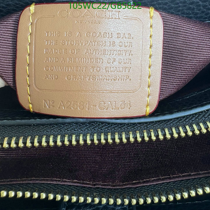 Coach Bag-(4A)-Handbag- Code: GB5822 $: 105USD