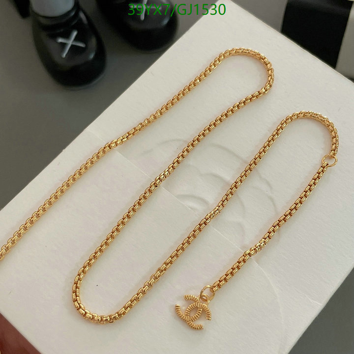 Jewelry-Chanel Code: GJ1530 $: 39USD