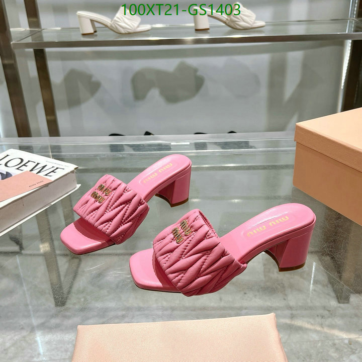 Women Shoes-Miu Miu Code: GS1403 $: 100USD