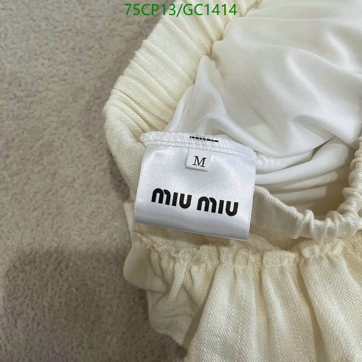 Clothing-MIUMIU Code: GC1414 $:75USD