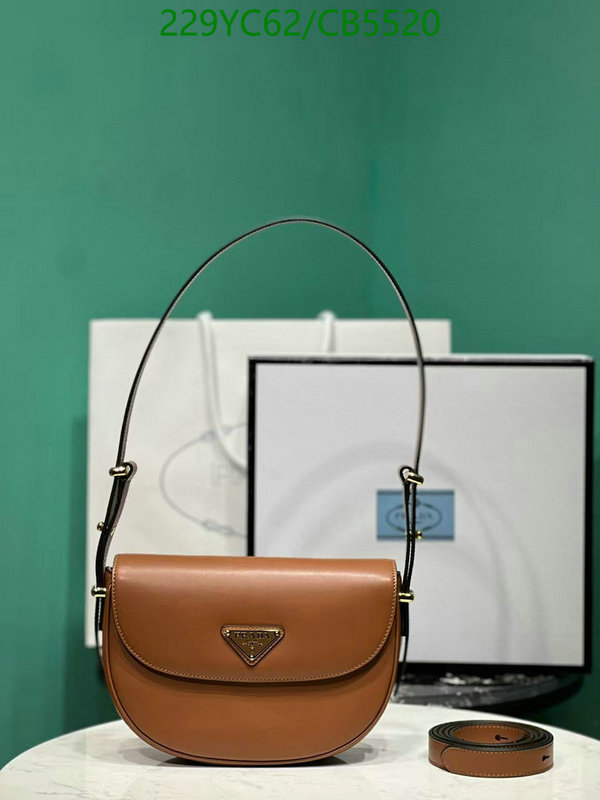 Prada Bag-(Mirror)-Handbag- Code: CB5520 $: 229USD