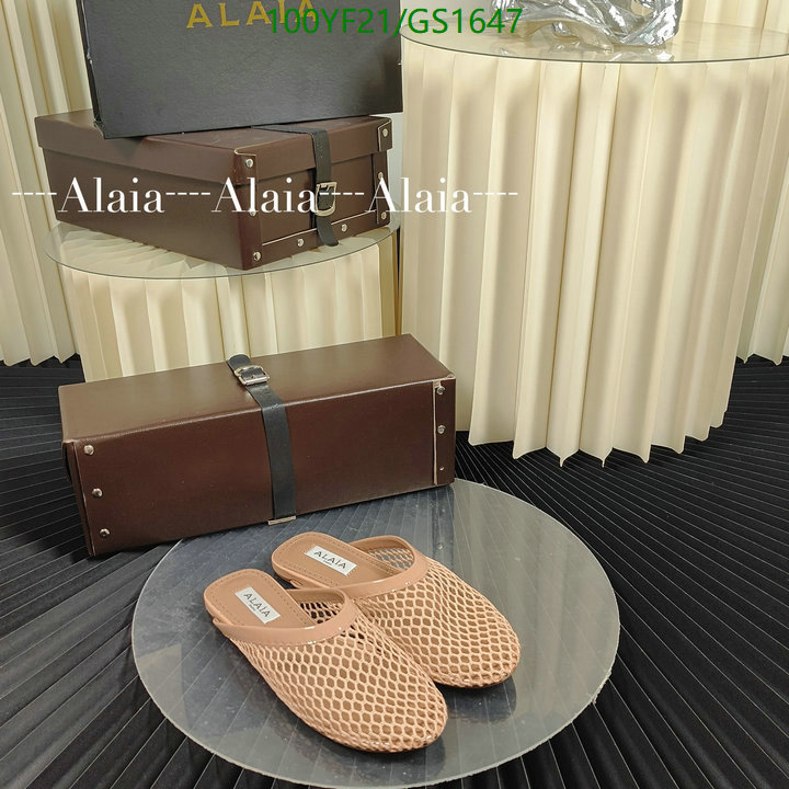Women Shoes-ALAIA Code: GC1647 $: 100USD