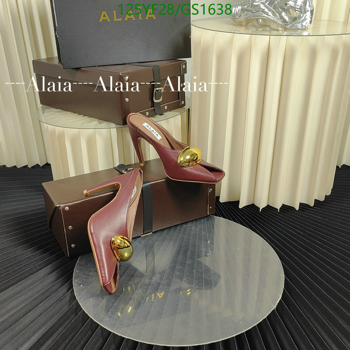 Women Shoes-ALAIA Code: GS1638 $: 125USD