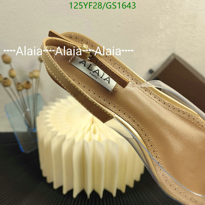 Women Shoes-ALAIA Code: GS1643 $: 125USD