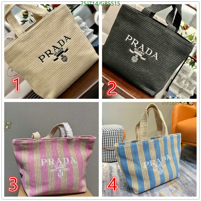 Prada Bag-(4A)-Handbag- Code: GB5515 $: 75USD