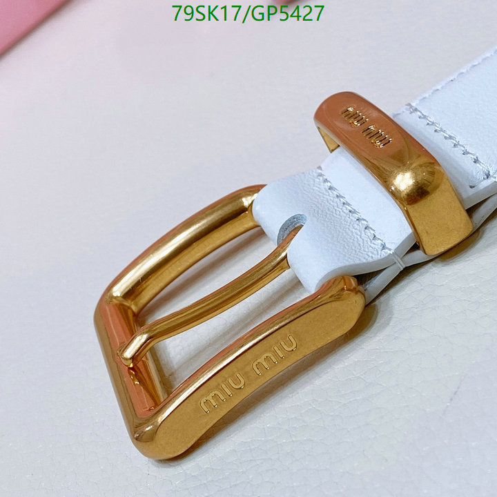 Belts-MIU MIU Code: GP5427 $: 79USD