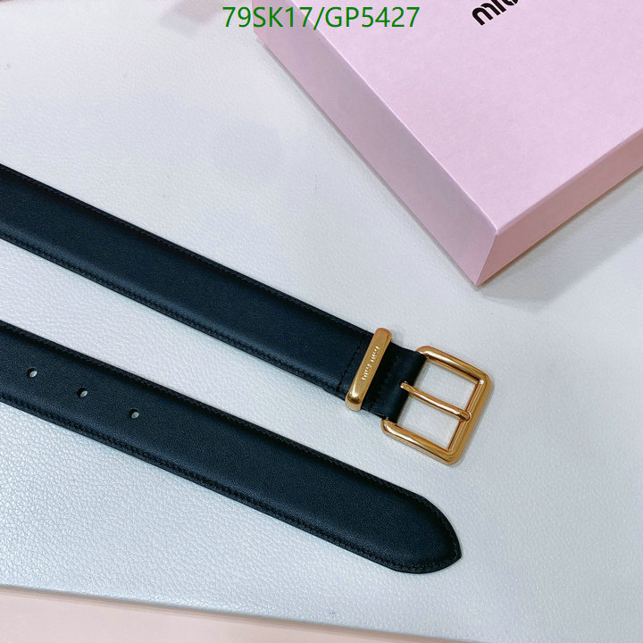 Belts-MIU MIU Code: GP5427 $: 79USD