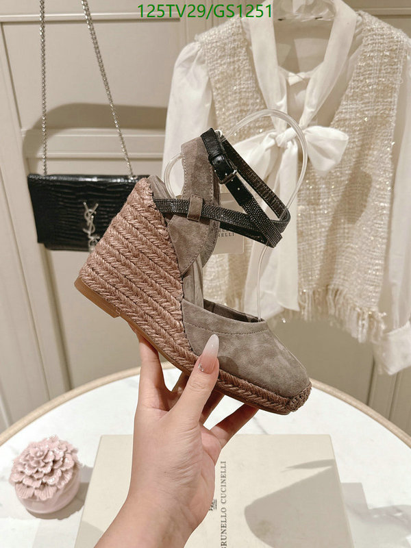 Women Shoes-Brunello Cucinelli Code: GS1251 $: 125USD