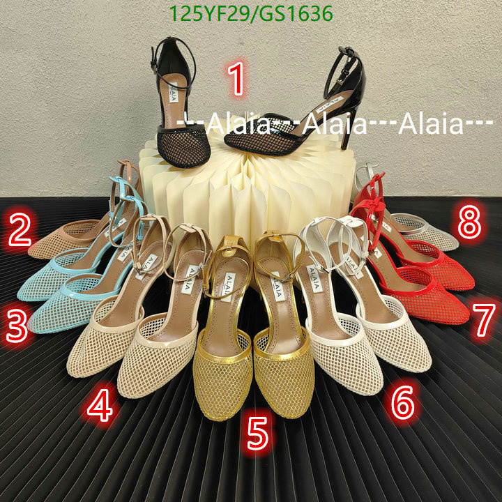 Women Shoes-ALAIA Code: GC1636 $: 125USD