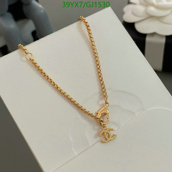 Jewelry-Chanel Code: GJ1530 $: 39USD