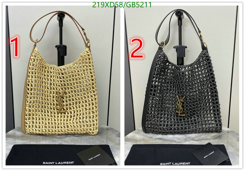 YSL Bag-(Mirror)-Handbag- Code: GB5211 $: 219USD