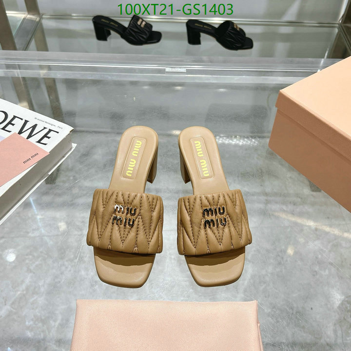 Women Shoes-Miu Miu Code: GS1403 $: 100USD