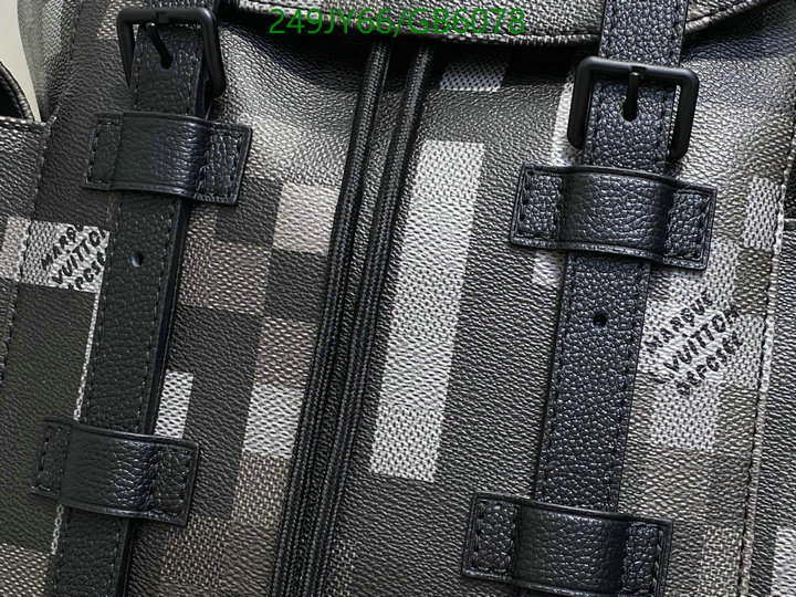 LV Bag-(Mirror)-Backpack- Code: GB6078 $: 249USD