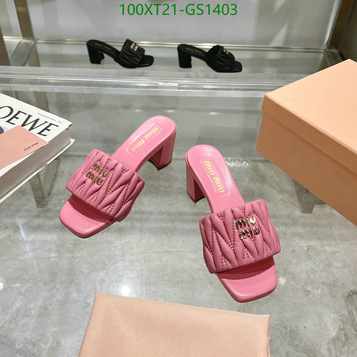 Women Shoes-Miu Miu Code: GS1403 $: 100USD