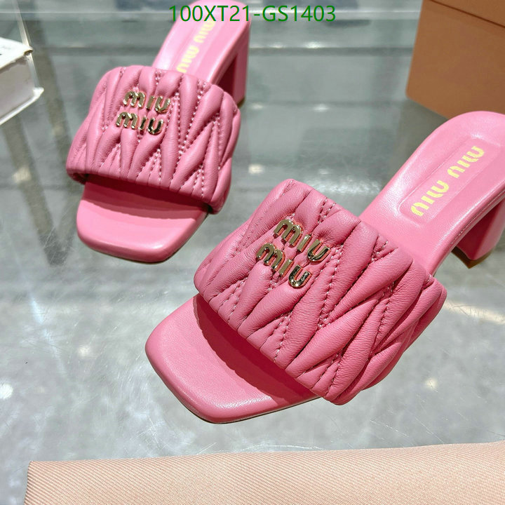 Women Shoes-Miu Miu Code: GS1403 $: 100USD