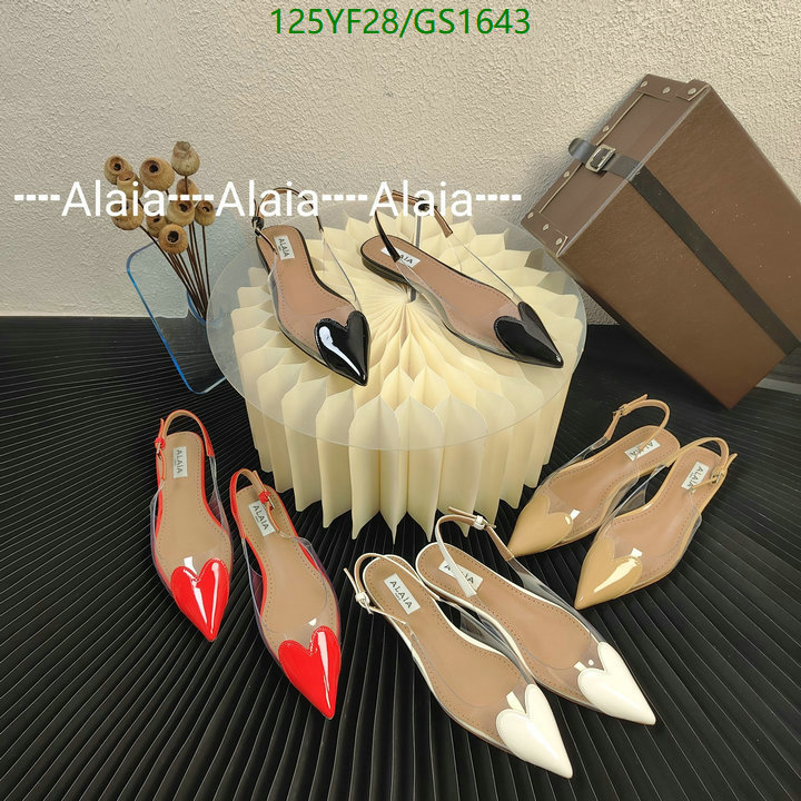 Women Shoes-ALAIA Code: GS1643 $: 125USD