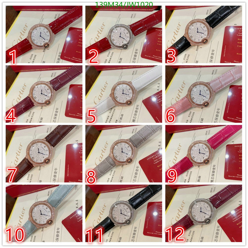 Watch-4A Quality-Cartier Code: JW1020 $: 139USD