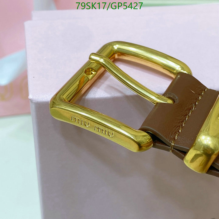 Belts-MIU MIU Code: GP5427 $: 79USD