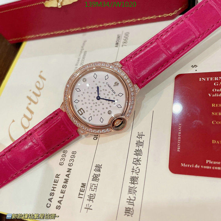 Watch-4A Quality-Cartier Code: JW1020 $: 139USD